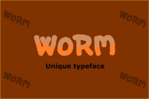 Worm Font Download