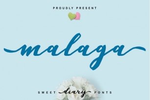 Malaga Diary Font Download