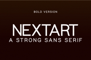 Nextart Bold Font Download