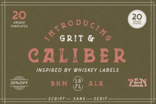 Grit & Caliber Font Download