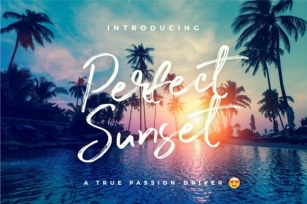 Perfect Sunset Font Download