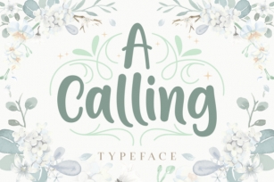 A Calling Font Download