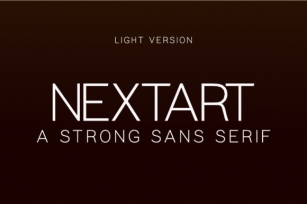 Nextart Light Font Download