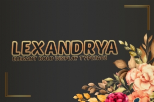 Lexandrya Outline Font Download
