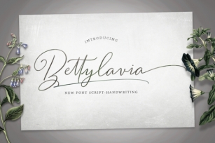 Bettylavia Font Download