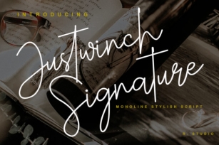 Justwinch Signature Font Download
