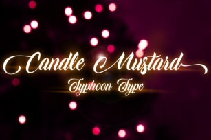 Candle Mustard Font Download
