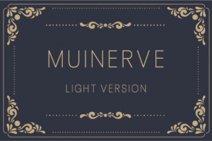 Muinerve Light Font Download