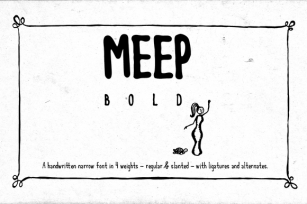 Meep Bold Font Download