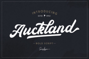 Auckland Script Font Download