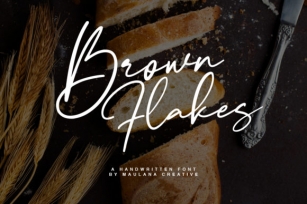 Brown Flakes Font Download