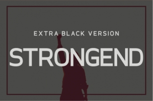 Strongend Extra Black Font Download