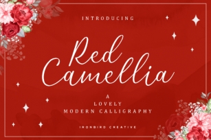 Red Camellia Font Download