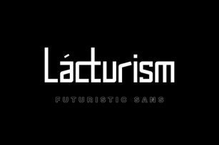Lacturism Font Download