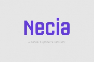 Necia Family Font Download