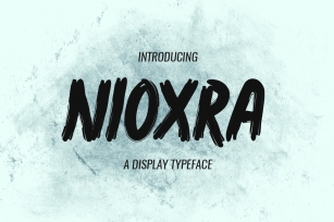 Nioxra Font Download