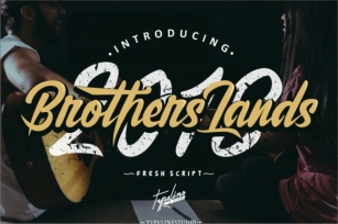 Brother Lands Font Download