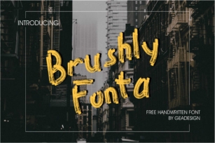 Brushly Fonta Font Download