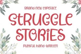 Struggle Stories Font Download