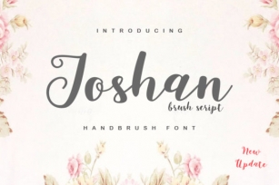 Joshan Brush Font Download