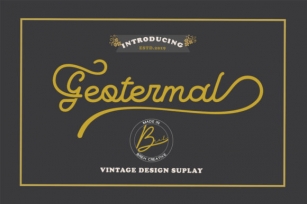 Geotermal Font Download