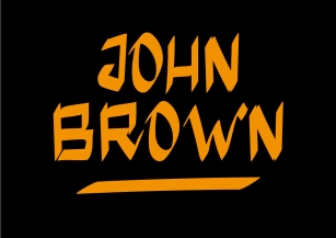 John Brown Font Download
