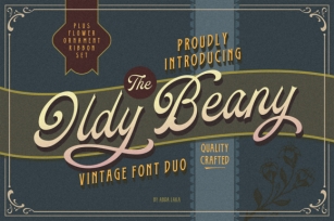 Oldy Beany Duo Font Download