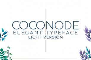 Coconode Light Font Download