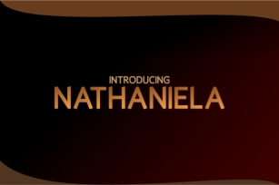 Nathaniela Font Download