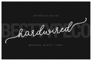 Hardwired Font Download