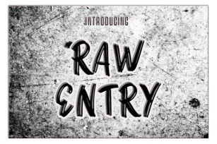 Raw Entry Font Download
