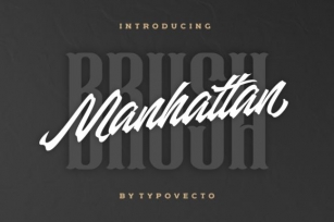 Manhattan Brush Font Download