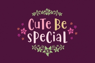 Cute Be Special Font Download