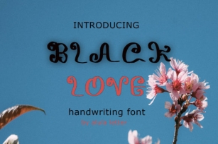 Black Love Font Download