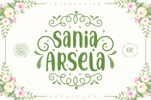 Sania Arsela Font Download
