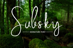 Subsky Font Download
