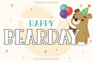 Happy Bearday Font Download