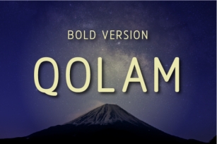 Qolam Bold Font Download