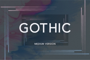 Gothic Medium Font Download