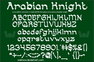 Arabian Knight Font Download