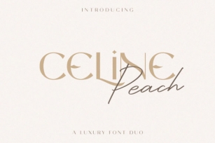 Celine Peach Font Download