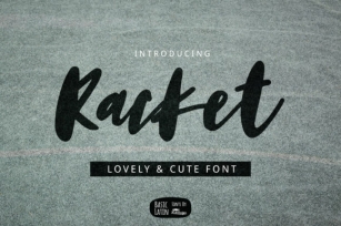 Racket Font Download