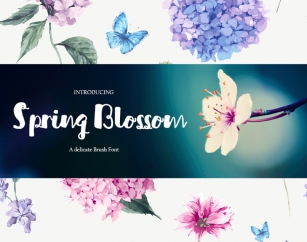 Spring Blossom Font Download