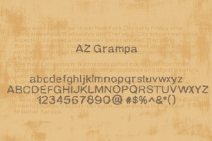 AZ Grampa Font Download