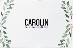 Carolin Duo Font Download