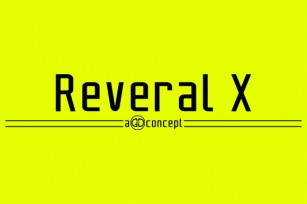 Reveral X Font Download
