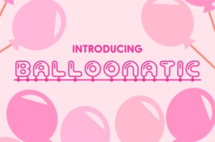 Balloonatic Font Download