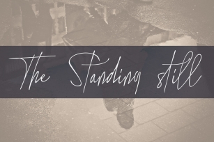 The Standing Still Font Download