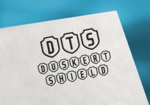 DuskerT Shield Font Download