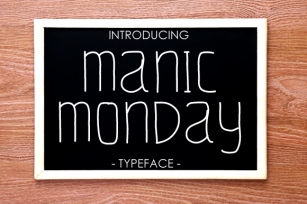 Manic Monday Font Download